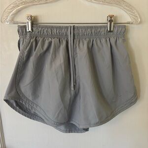 Nike Women's Gray and Mint Running Shorts